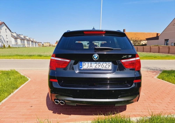 BMW X3 cena 83000 przebieg: 184000, rok produkcji 2012 z Ustrzyki Dolne małe 562